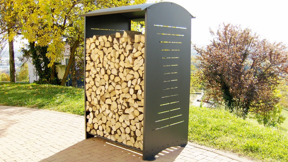FIVESTARSITALY - Legnaia da esterno grande capacità ideale per proteggere  la legna in esterno.