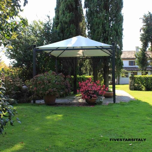 Gazebo in ferro moderno da esterno