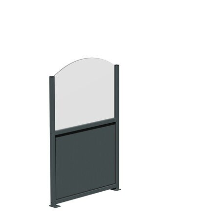 Cod. VELA H150xL97 cm | Paravento sotto alluminio / sopra vetro