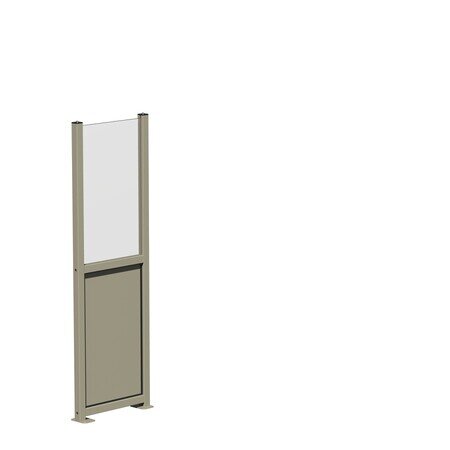 Cod. SQUARE H152 x L48.5 cm | Paravento sotto alluminio / sopra vetro