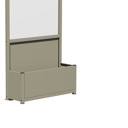 Cod. SQUARE FIORIERA L97 cm | Porta fioriera in alluminio
