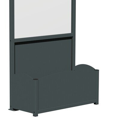 Cod. VELA FIORIERA L97 cm | Porta fioriera in alluminio